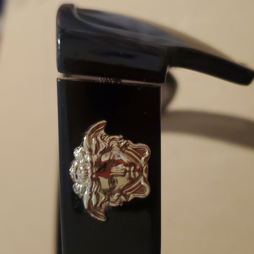 Polarized Black Versace Shades Gem